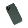 BUĞZ İphone 11 Pro Kılıf Nano İçi Kadife Silikon - Koyu Yeşil