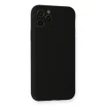 BUĞZ İphone 11 Pro Kılıf Nano İçi Kadife Silikon - Siyah