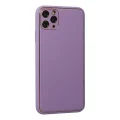 BUĞZ İphone 11 Pro Max Kılıf Coco Deri Silikon Kapak - Lila