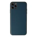 BUĞZ İphone 11 Pro Max Kılıf Coco Deri Silikon Kapak - Mavi
