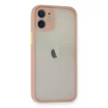 BUĞZ İphone 11 Pro Max Kılıf Montreal Silikon Kapak - Pembe