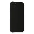 BUĞZ İphone 11 Pro Max Kılıf Nano İçi Kadife Silikon - Siyah
