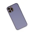 BUĞZ İphone 12 Pro Kılıf Coco Deri Silikon Kapak - Açık Lila