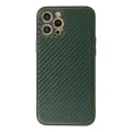 BUĞZ İphone 12 Pro Kılıf Coco Karbon Silikon - Yeşil