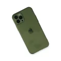BUĞZ İphone 12 Pro Kılıf Fly Lens Silikon - Yeşil