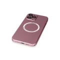 BUĞZ İphone 12 Pro Kılıf Jack Magneticsafe Lens Silikon - Rose Gold