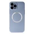 BUĞZ İphone 12 Pro Kılıf Jack Magneticsafe Lens Silikon - Sierra Blue