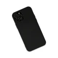 BUĞZ İphone 12 Pro Kılıf Lansman Glass Kapak - Siyah
