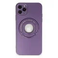 BUĞZ İphone 12 Pro Kılıf Lukka Magneticsafe Kapak - Derin Mor