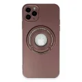 BUĞZ İphone 12 Pro Kılıf Lukka Magneticsafe Kapak - Kahverengi