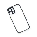 BUĞZ İphone 12 Pro Kılıf Miami Şeffaf Silikon - Lacivert