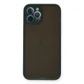 BUĞZ İphone 12 Pro Kılıf Montreal Silikon Kapak - Yeşil