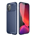 BUĞZ İphone 12 Pro Max Kılıf Auto Focus Karbon Kapak - Lacivert