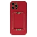 BUĞZ İphone 12 Pro Max Kılıf Coco Elit Kapak - Kırmızı