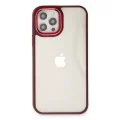 BUĞZ İphone 12 Pro Max Kılıf Dora Kapak - Kırmızı