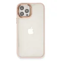 BUĞZ İphone 12 Pro Max Kılıf Dora Kapak - Pudra