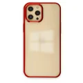 BUĞZ İphone 12 Pro Max Kılıf Element Silikon - Kırmızı