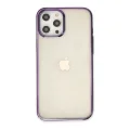 BUĞZ İphone 12 Pro Max Kılıf Element Silikon - Mor