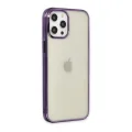 BUĞZ İphone 12 Pro Max Kılıf Element Silikon - Mor