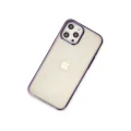 BUĞZ İphone 12 Pro Max Kılıf Element Silikon - Mor