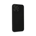BUĞZ İphone 12 Pro Max Kılıf Lansman Glass Kapak - Siyah