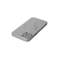 BUĞZ İphone 12 Pro Max Kılıf Moshi Lens Magneticsafe Silikon - Gümüş