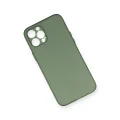 BUĞZ İphone 12 Pro Max Kılıf Pp Ultra İnce Kapak - Yeşil