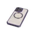 BUĞZ İphone 12 Pro Max Kılıf Prag Magneticsafe Kapak - Derin Mor