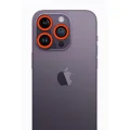 BUĞZ İphone 12 Pro Max Neon Fosforlu Kamera Lens - Turuncu
