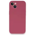 BUĞZ İphone 13 Mini Kılıf Lansman Legant Silikon - Fuşya