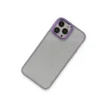 BUĞZ İphone 13 Pro Kılıf Dora Kapak - Lila