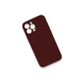 BUĞZ İphone 13 Pro Kılıf Lansman Legant Silikon - Bordo