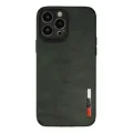 BUĞZ İphone 13 Pro Kılıf Loop Deri Silikon - Yeşil