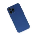 BUĞZ İphone 13 Pro Kılıf Nano İçi Kadife Silikon - Lacivert
