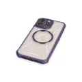 BUĞZ İphone 13 Pro Kılıf Prag Magneticsafe Kapak - Derin Mor