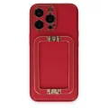 BUĞZ İphone 13 Pro Max Kılıf Coco Elit Kapak - Kırmızı