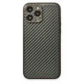 BUĞZ İphone 13 Pro Max Kılıf Coco Karbon Silikon - Füme
