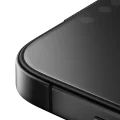BUĞZ iPhone 14 Ekran Koruyucu Kırılmaz Cam Çıtalı Koruyucu