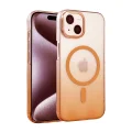 BUĞZ İphone 14 Glossy Magsafe Kapak - Turuncu