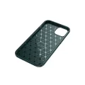 BUĞZ İphone 14 Kılıf Auto Focus Karbon Kapak - Koyu Yeşil
