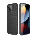 BUĞZ İphone 14 Kılıf Auto Focus Karbon Kapak - Siyah