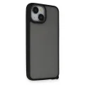 BUĞZ İphone 14 Kılıf Elegant Kapak - Siyah