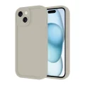 BUĞZ İphone 14 Kılıf Viera Silikon - Krem