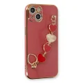 BUĞZ İphone 14 Plus Kılıf Esila Silikon - Kırmızı