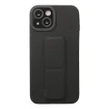 BUĞZ İphone 14 Plus Kılıf Mega Standlı Silikon - Siyah