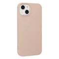 BUĞZ İphone 14 Plus Kılıf Nano İçi Kadife Silikon - Pudra