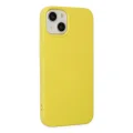 BUĞZ İphone 14 Plus Kılıf Nano İçi Kadife Silikon - Sarı