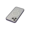 BUĞZ İphone 14 Pro Kılıf Grand Magneticsafe Kapak - Mor