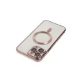 BUĞZ İphone 14 Pro Kılıf Kross Magneticsafe Kapak - Rose