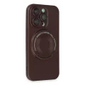 BUĞZ İphone 14 Pro Kılıf Lukka Magneticsafe Kapak - Kahverengi